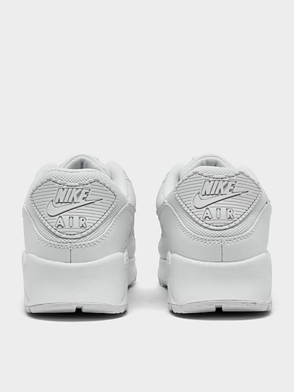 Women's Nike Air Max 90 Shoes - Triple White DH8010-100 - Picture 6 of 9